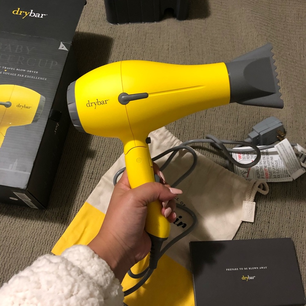 Travel size DryBar Buttercup Blowdryer